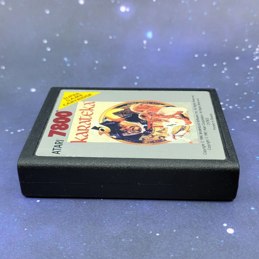Atari 7800 Karateka Super Game Cartridge CX7822 Vintage Retro Video Game